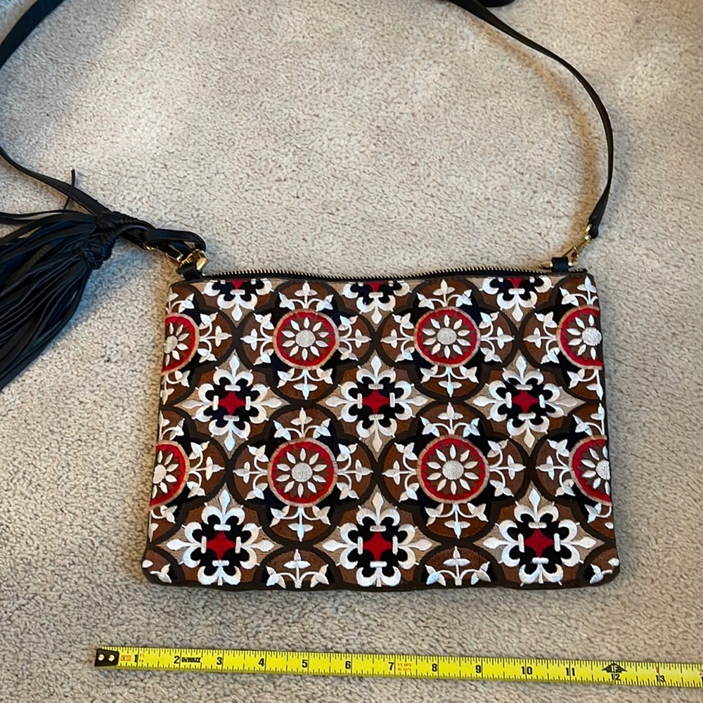 Oryany textile crossbody or clutch.